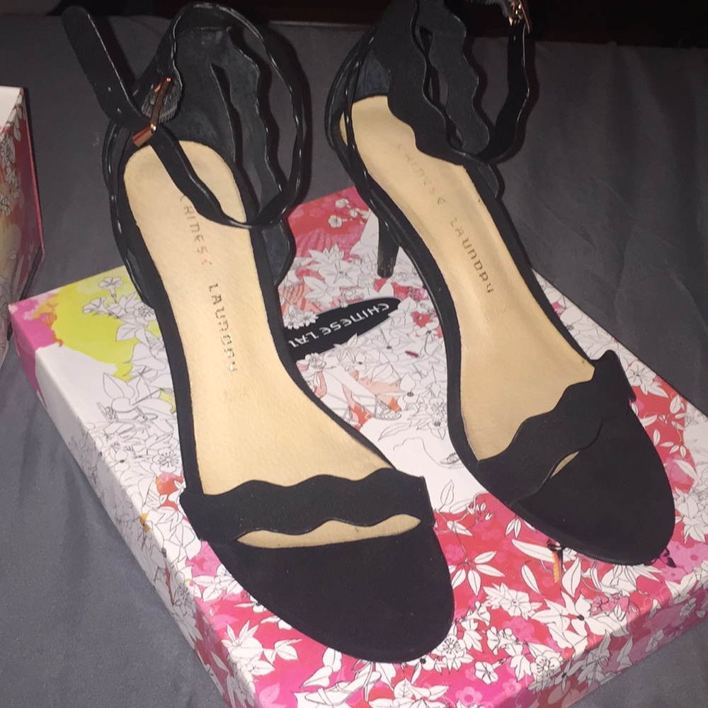 Chinese Laundry Rubie black heels women's 7.5